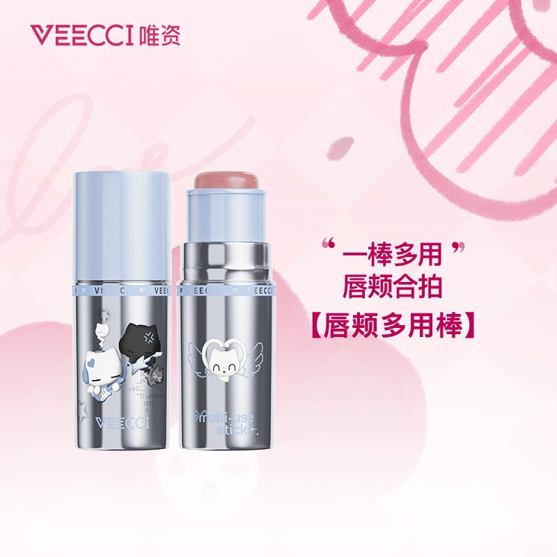 Velvet Lip and Cheek Multi-Use Stick Cream Blush Satin Finish