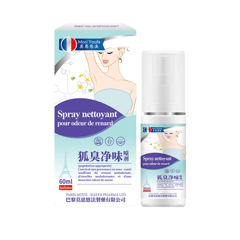 Unisex Underarm Antiperspirant Deodorant Spray Long-Lasting Freshness