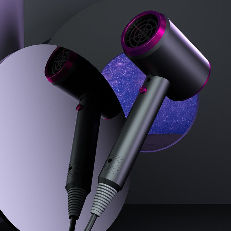 Foldable High-Speed Hair Dryer with Three-in-One Hair Care