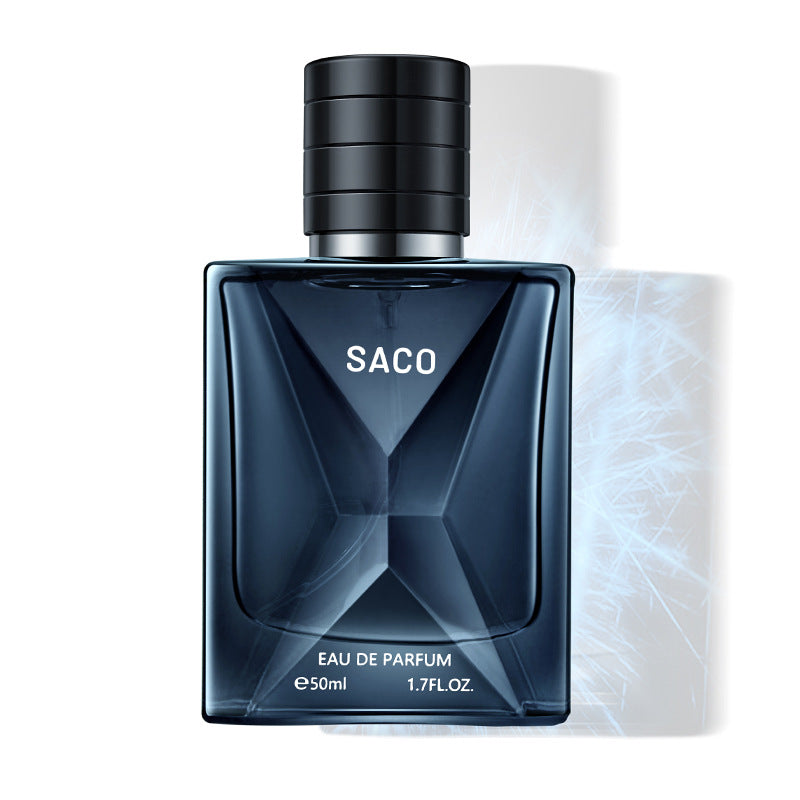 SACO Blue Men’s Woody Eau de Parfum 50ml Long-Lasting Cologne