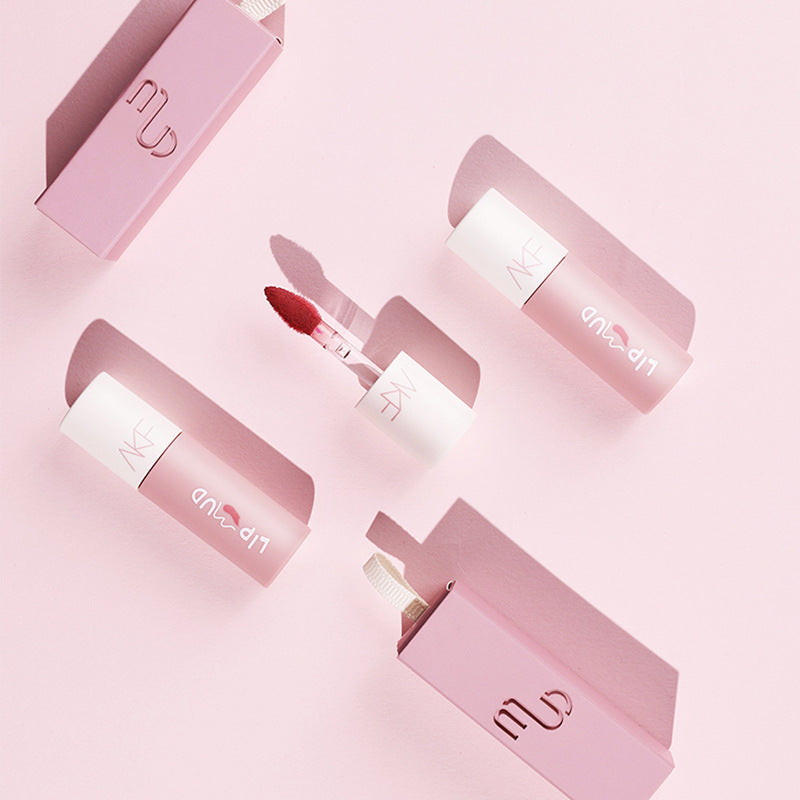 AKF Velvet Lip Mud Matte Lip Glaze Long-Lasting Nude Tint