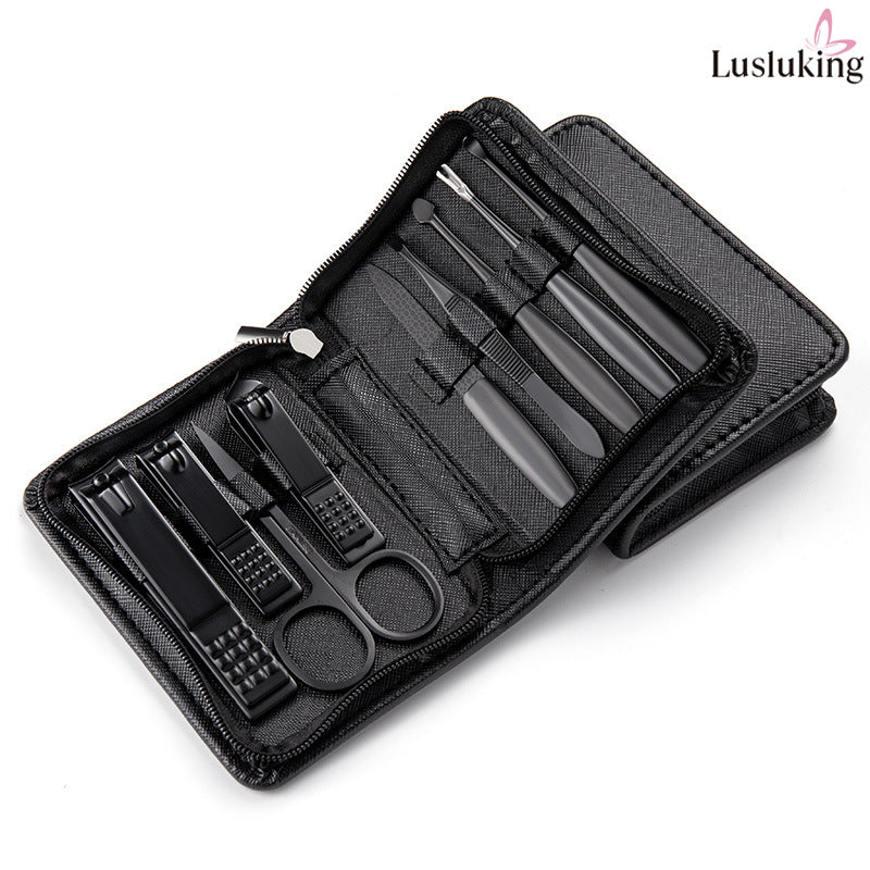 Stainless Steel Nail Clipper Manicure Set Professional Grooming Kit