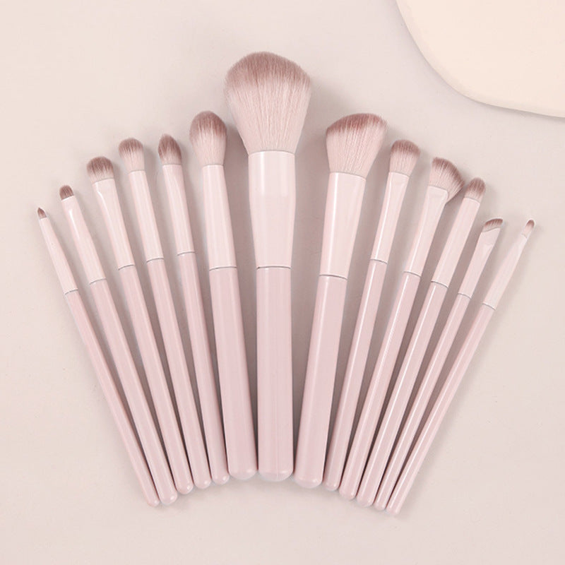 13-Piece Makeup Brush Set with Foundation and Eye Brushes