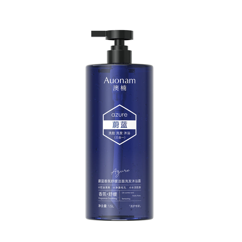 Auonam Aonan Blue Fragrance 3-in-1 Shampoo-Shower Gel