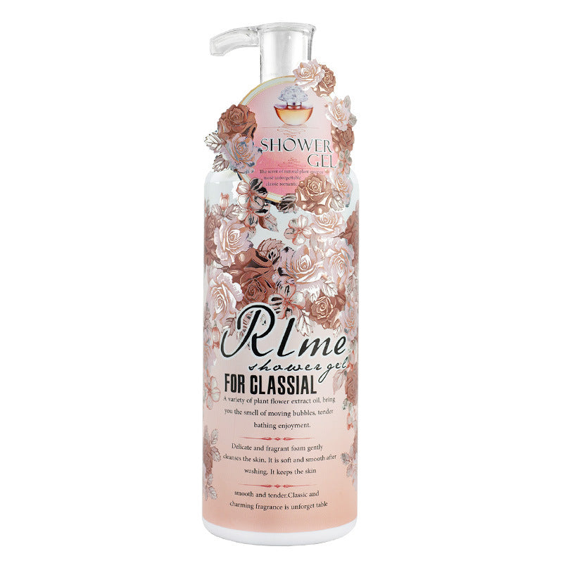 Delis Floral Fragrance Shower Gel Large Capacity Moisturizing Care