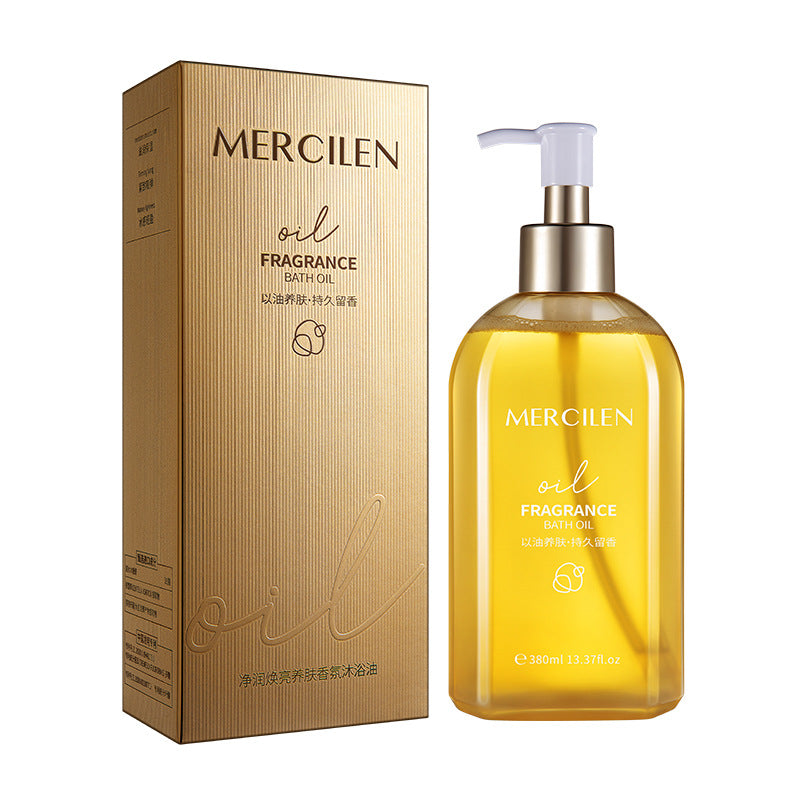 Mengxi Blue Fragrance Bath Oil – Moisturizing & Nourishing Body Cleanser