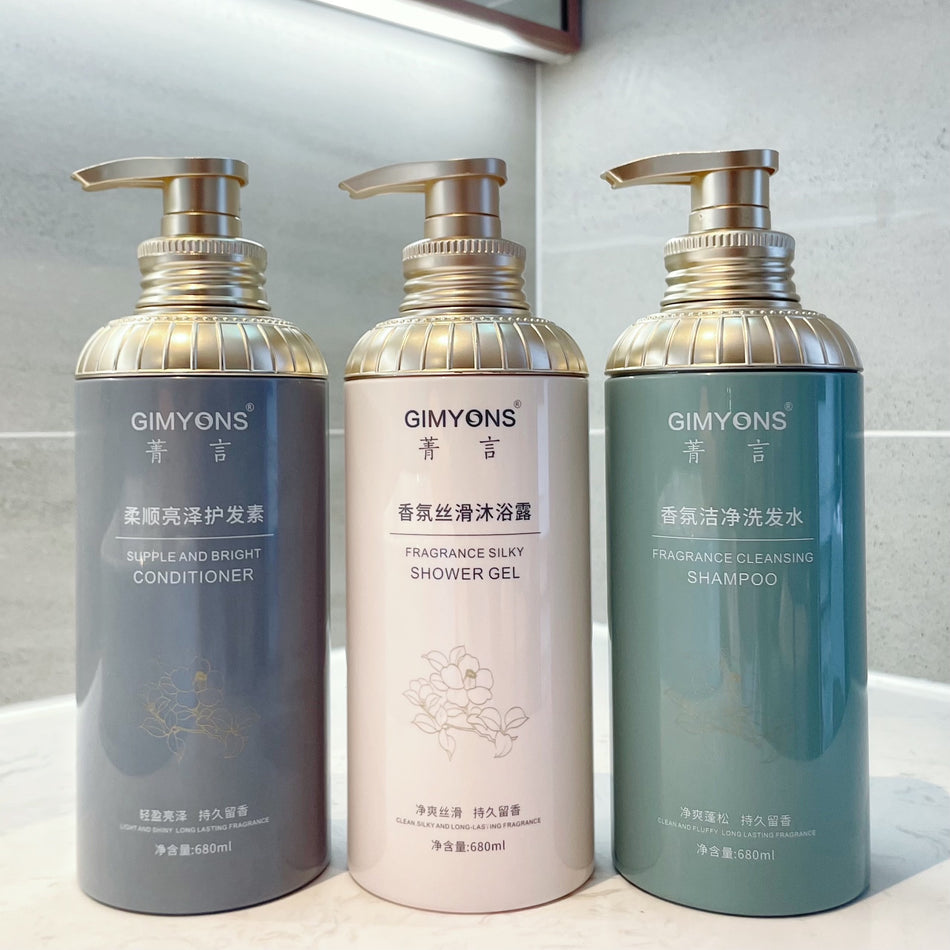 Jingyan Fragrance Hair & Body Care Set – Nourishing Shampoo & Shower Gel