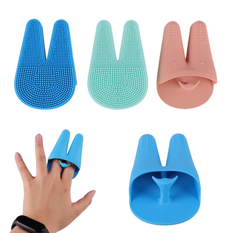 Cute Rabbit-Shaped Silicone Facial Cleansing Brush