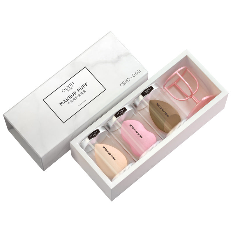 PACK OF -3 Super Soft Gourd-Shaped Beauty Egg Wet & Dry Makeup Sponge