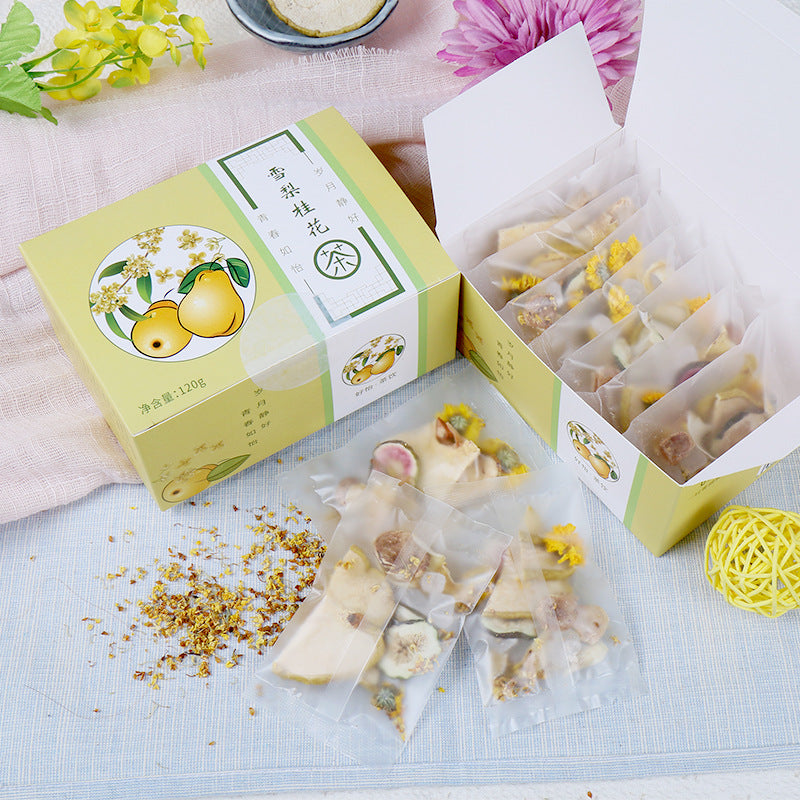 Haoyi Pear & Osmanthus Tea – Fig, Chrysanthemum, Lily, Rock Sugar, Wholesale