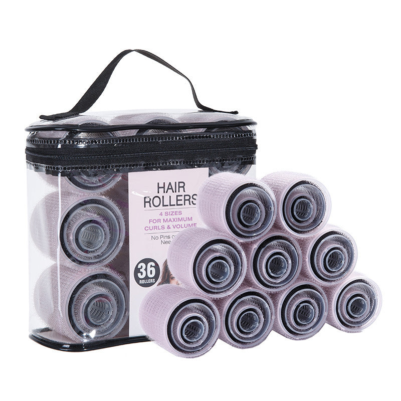 36Pcs Heat-Free Bangs Curling Set