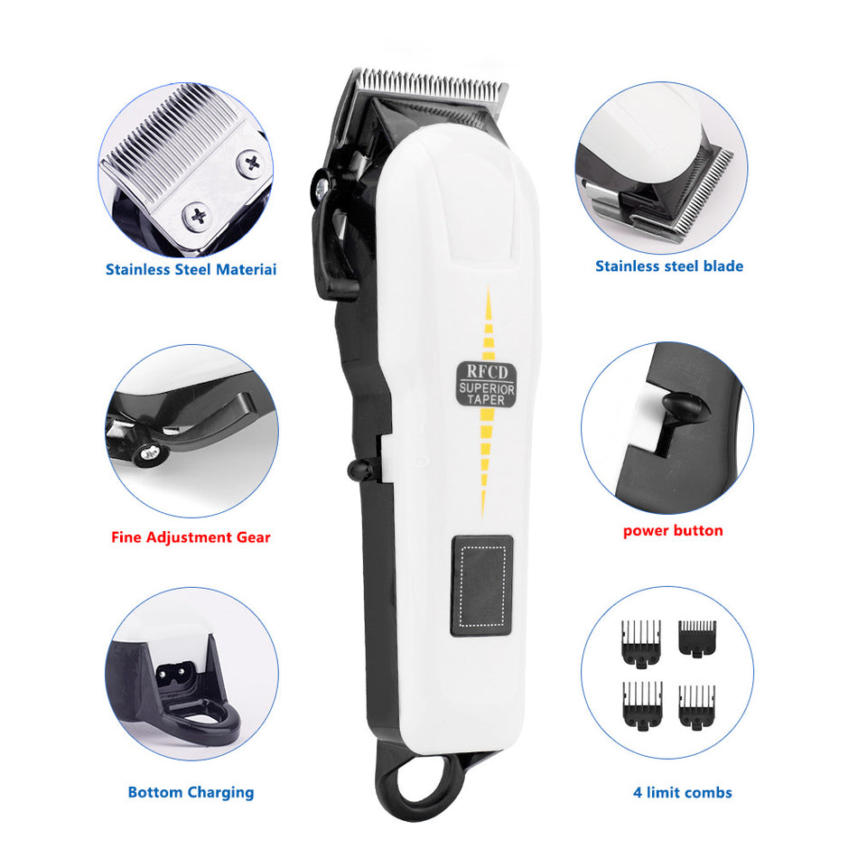 LCD Display Electric Hair Clipper for Home Use