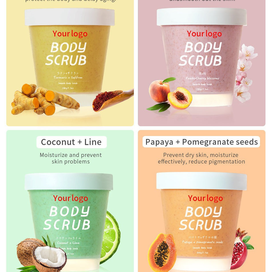 Papaya Peach Coconut Body Scrub