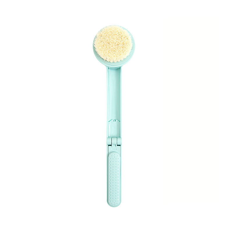 Long-Handled Soft Bristle Foldable Bath Brush