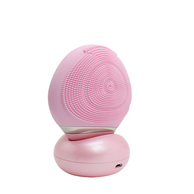 Rechargeable Electric Silicone Facial Cleansing Brush