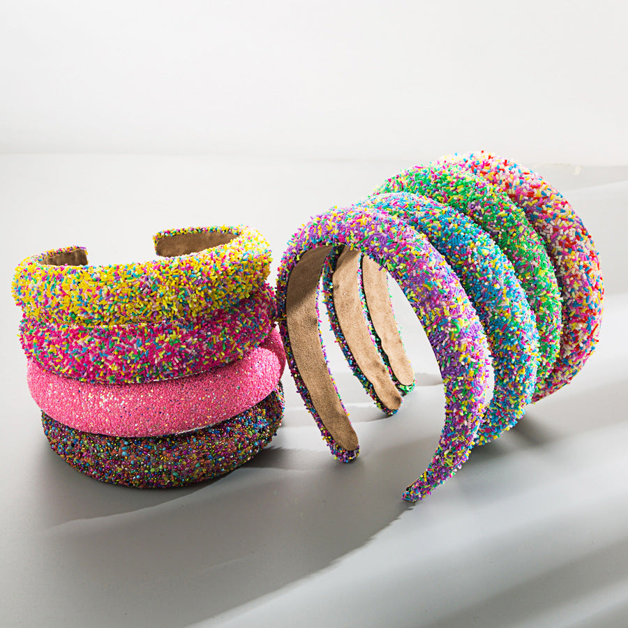 Sponge Wide-Brim Fashion Headband