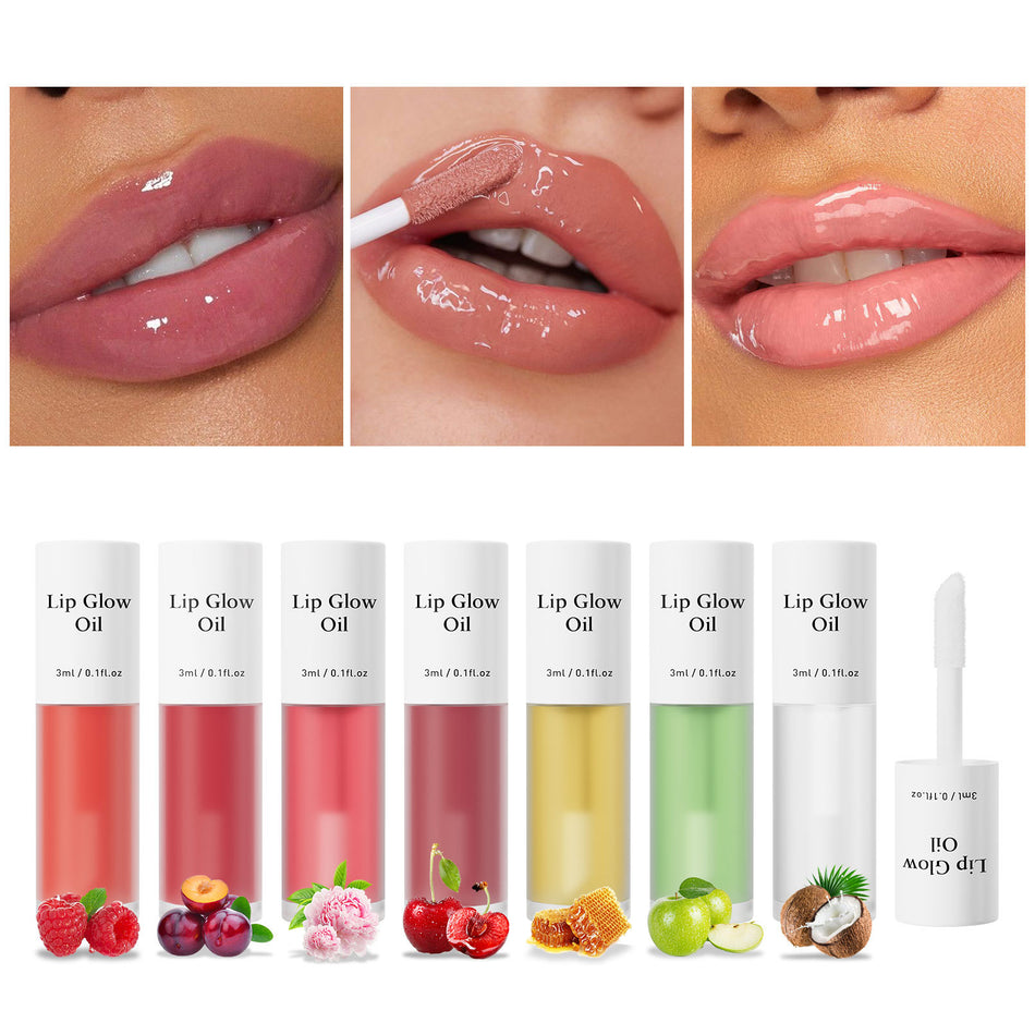 Hellokiss 7-Color Fruit Flavor Moisturizing Lip Oil