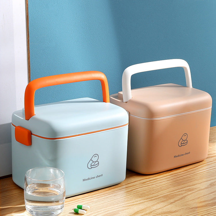 Large-Capacity Multi-Layer Household Medicine Storage Box