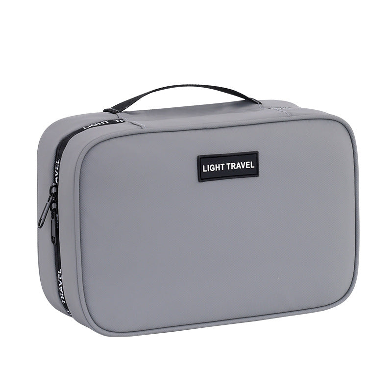 Men’s Travel Toiletry Bag – Portable Dry & Wet Separation Cosmetic Organizer