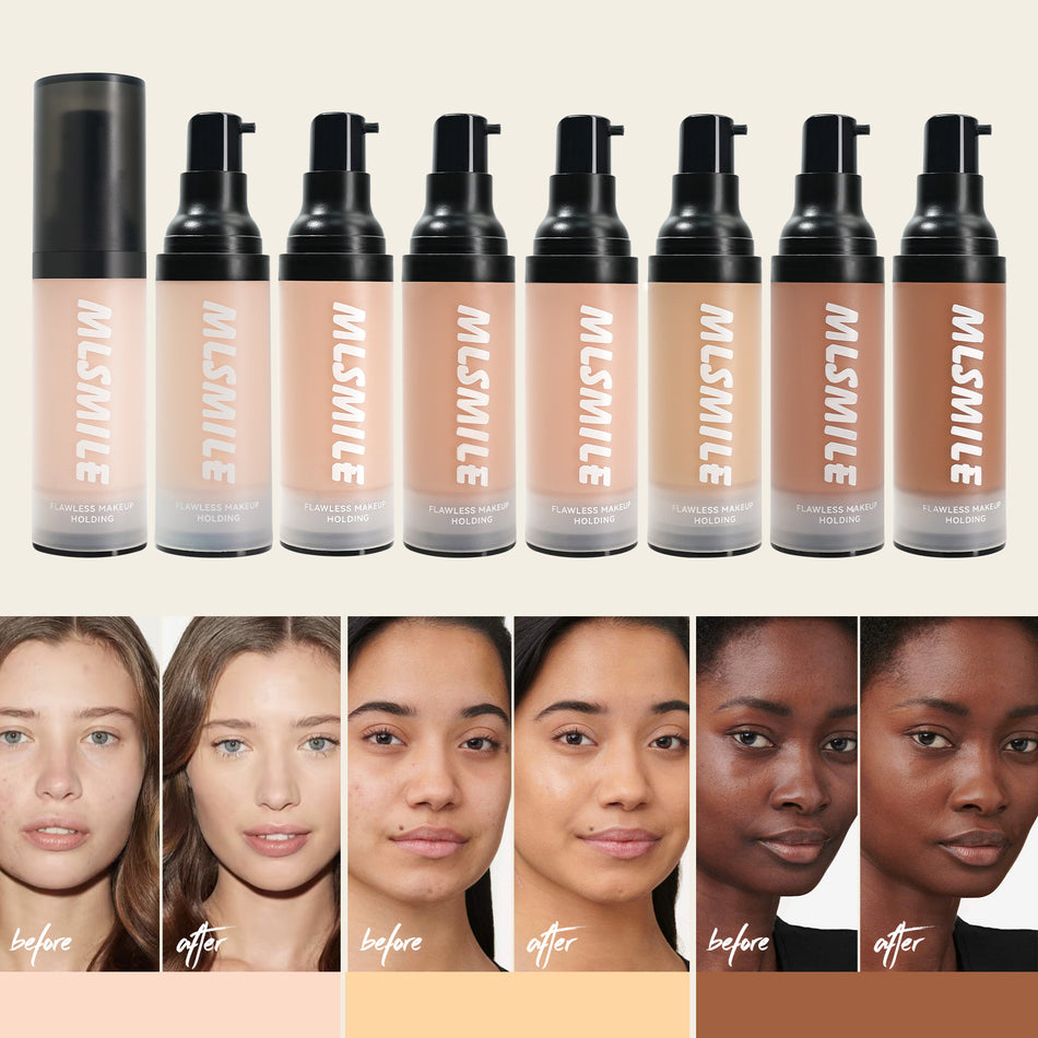 Mlsmile Cross-Border Exclusive 8-Color Liquid Foundation