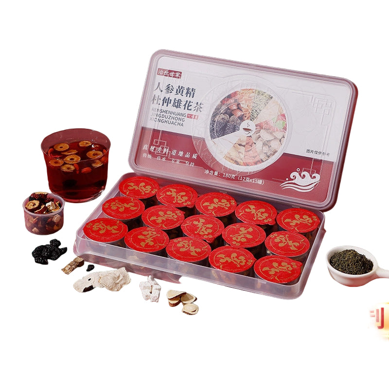 Ginseng & Ten Treasure Herbal Tea – Bozhou Health, Individually Packaged