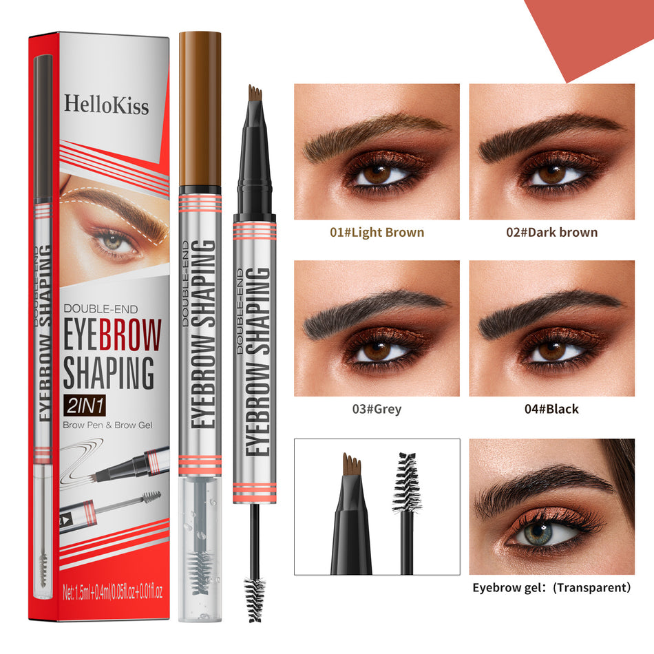Hellokiss Double-Head Liquid Eyebrow Pencil & Gel