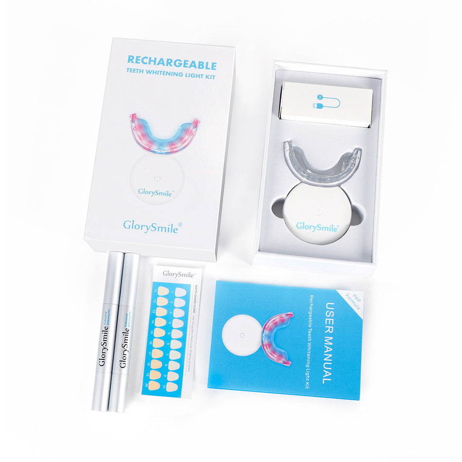 Rechargeable Teeth Whitening Kit with Gel Pen Set