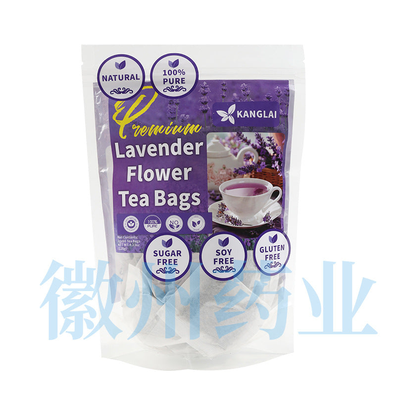 Lavender Flower Herbal Tea Bags for Relaxation