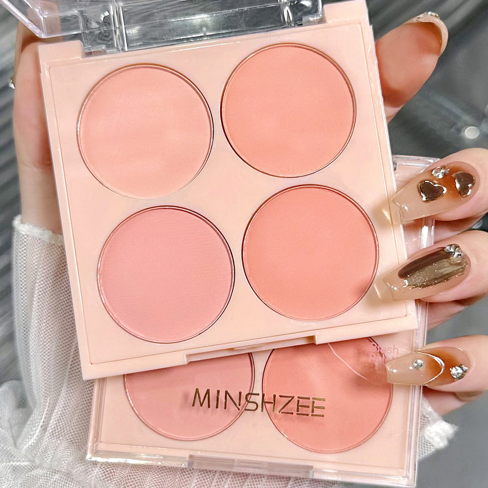 MINSHZEE Four-Color Matte Blush