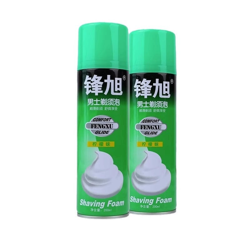 Men's Lemon Shaving Foam – Beard Softening Travel Gel