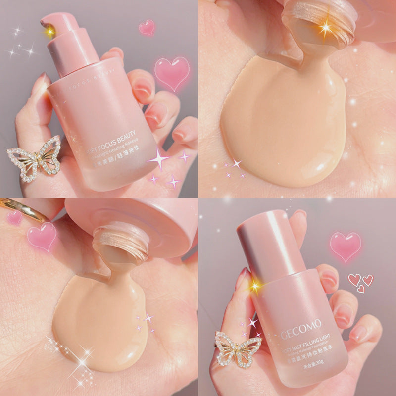 GECOMO Liquid Foundation Concealer Waterproof Moisturizing