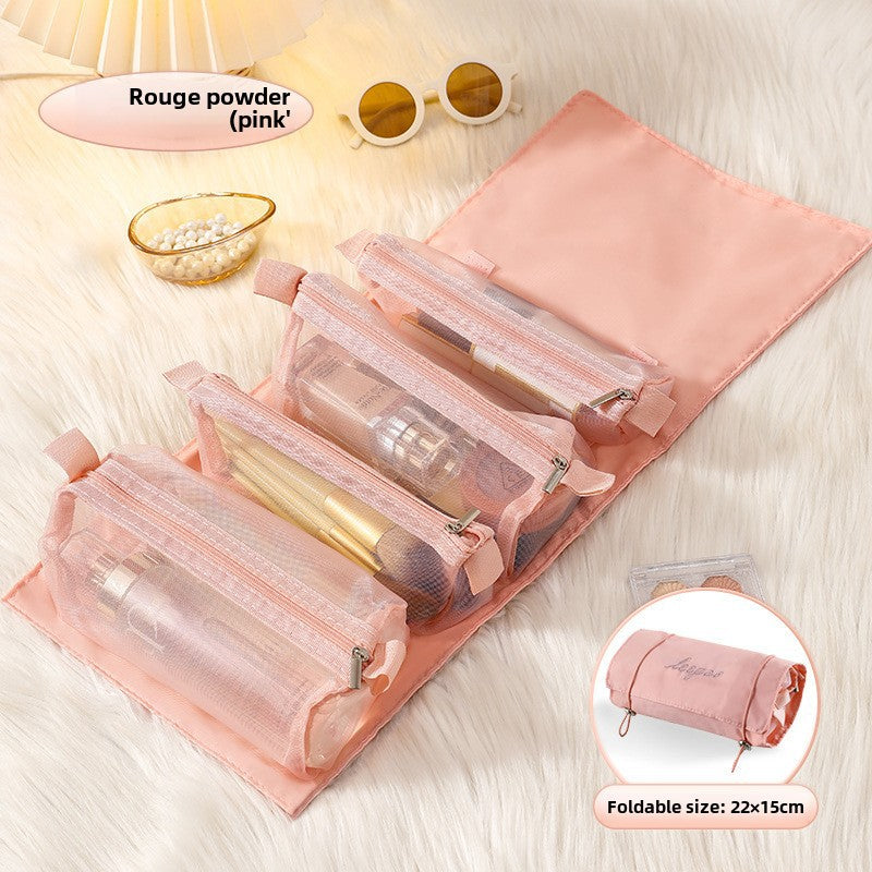 4-in-1 Foldable Travel Cosmetic Bag – Lightweight & Handy