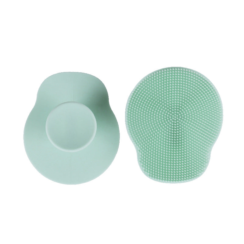 Dual-Use Silicone Gourd Face Cleansing Brush