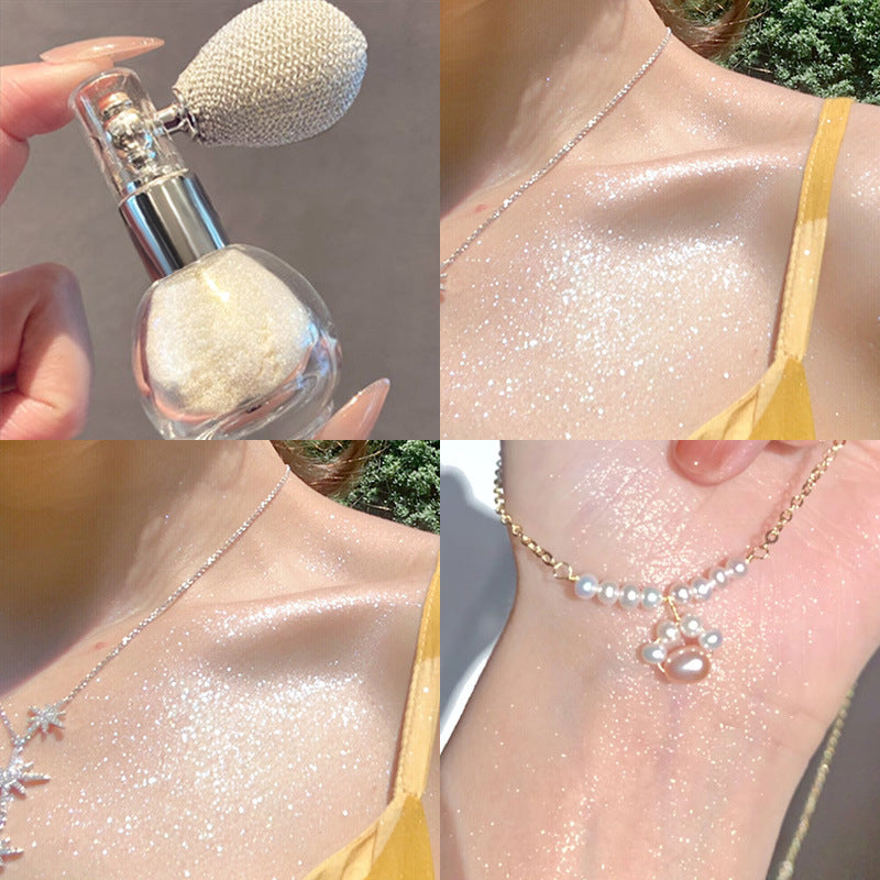 One-Piece Glitter Spray Body Highlighter Powder