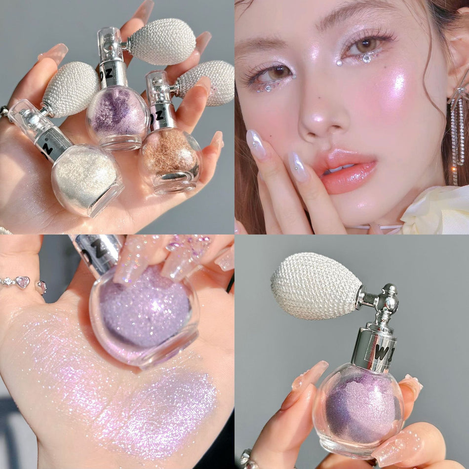 Air Cushion Glitter Highlighter Spray Pearlescent Powder