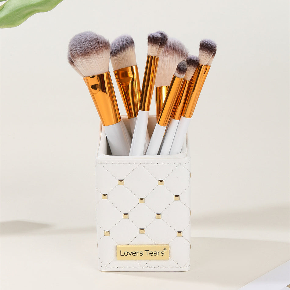 Lovers Tears 12-Piece Makeup Brush Set – Powder, Blush & Foundation