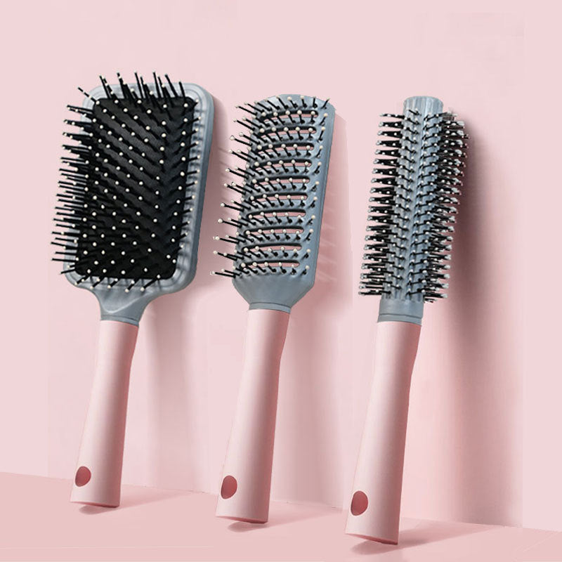 Curved Air Cushion Comb – Fluffy Styling –(Pack of 2)