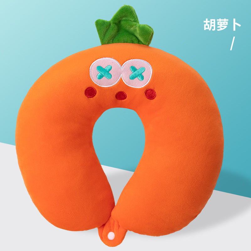 Cartoon U-Shaped Neck Pillow for Travel & Office