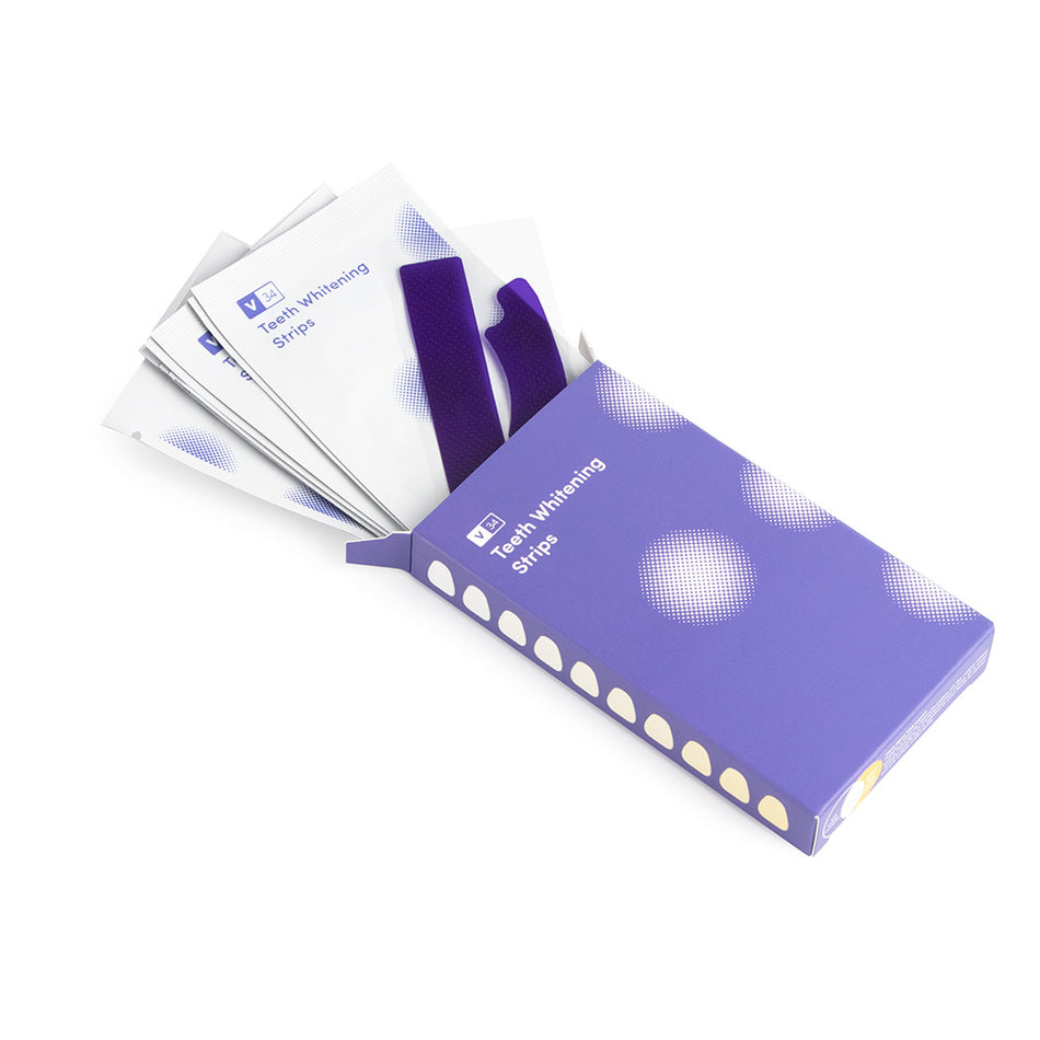 V34 Dry Tooth Whitening Patch for Yellow Stain Removal
