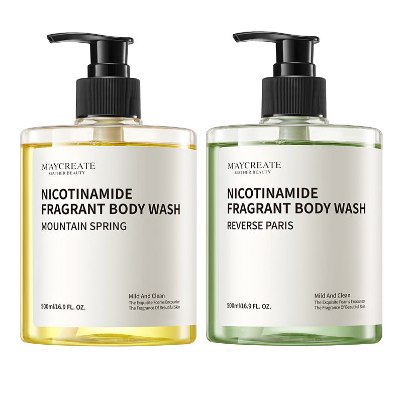 Niacinamide Scented Shower Gel – Full English Packaging
