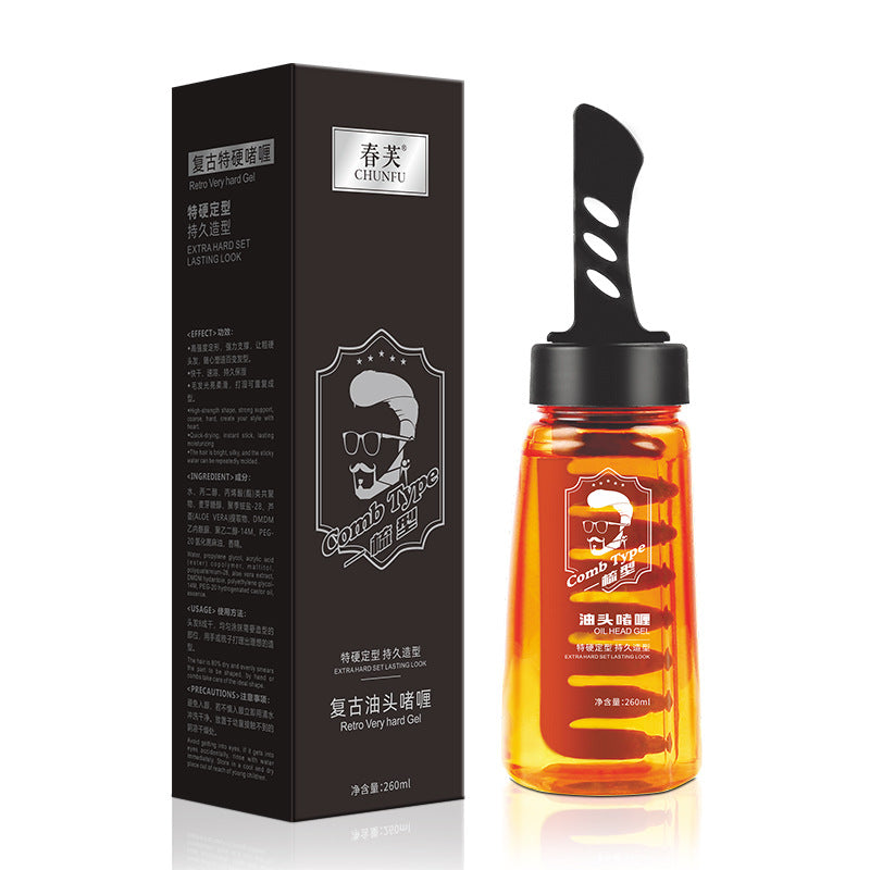Retro Extra Hard Hair Gel for Men Water Based Styling Nepal!