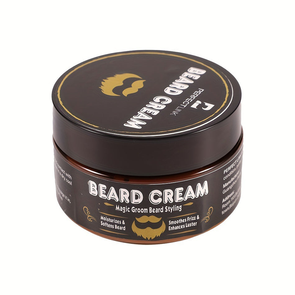 Moisturizing Beard Care Cream for Men Smooth Shiny Look