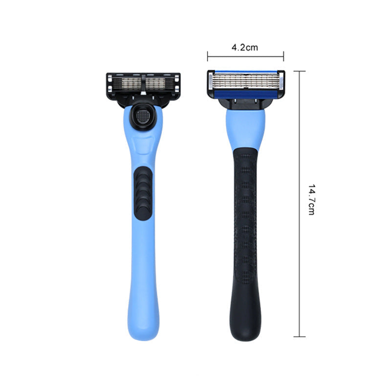 6-Layer Sharp Manual Shaver for Men Wholesale