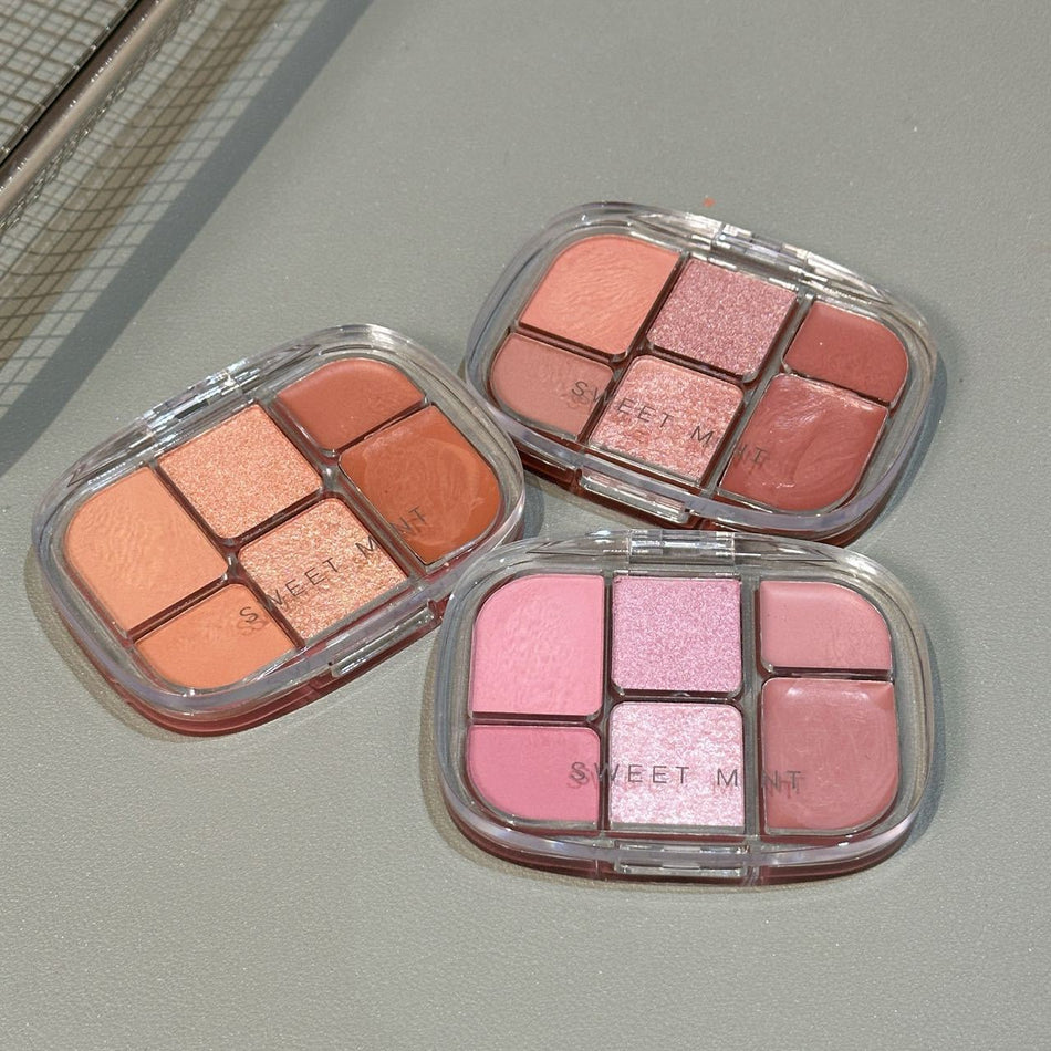 Mint Six-Color Eye Blush Palette