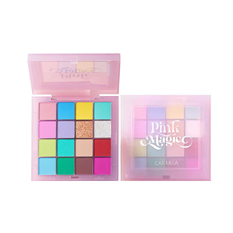 Carmela Color Eyeshadows – 16 Matte & High-Saturation Stage Makeup Palette