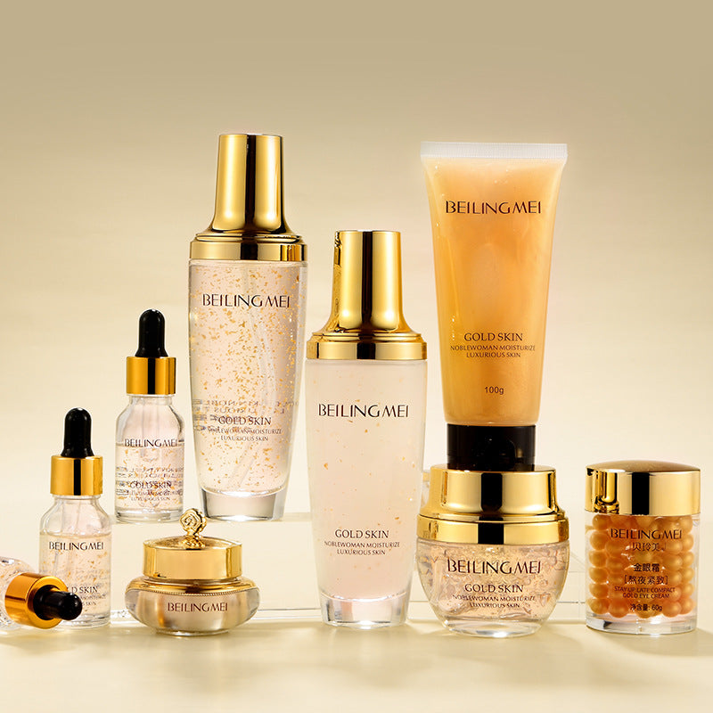 Bei Lingmei Gold Lady 9-Piece Skin Care Set – Hydrating & Luxurious
