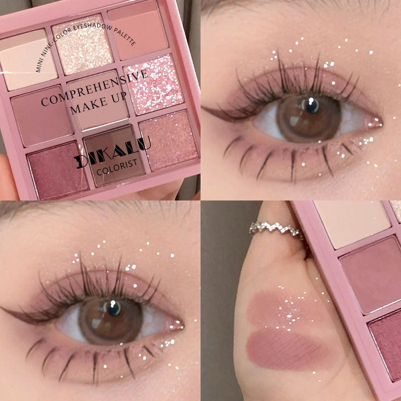 DIKALU Low-Saturation Rose Eyeshadow Palette