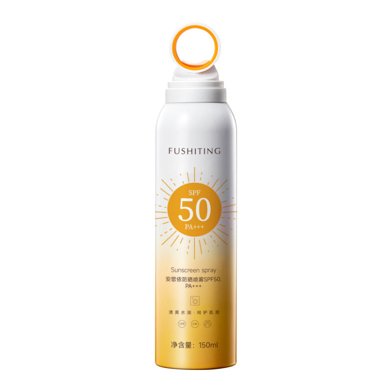 Fu Shiting Sunscreen Spray – UV Protection, Non-Greasy & Lightweight