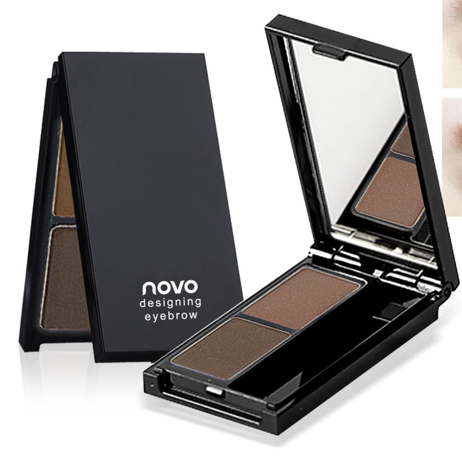 NOVO 2-Color Eyebrow Powder – Durable & Natural Brow Kit (5088#)
