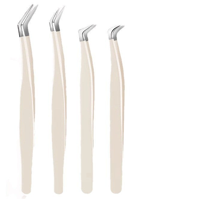 High-Precision False Eyelash Tweezers Golden Tool